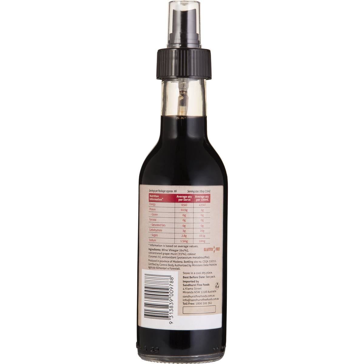 Sandhurst Balsamic Modena Vinegar Dressing 250ml Woolworths