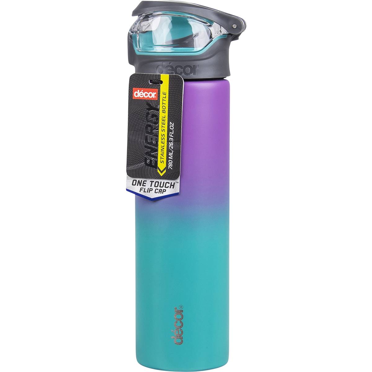 Decor Stainless Steel Bottle 780ml Assorted Each Woolworths