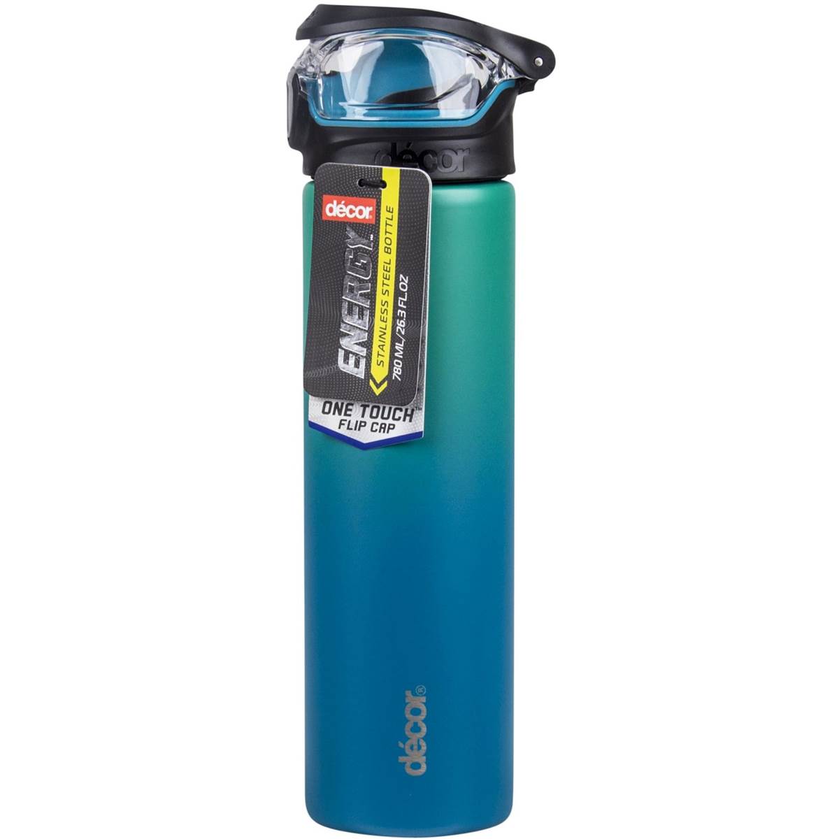 Decor Stainless Steel Bottle 780ml Assorted each Woolworths