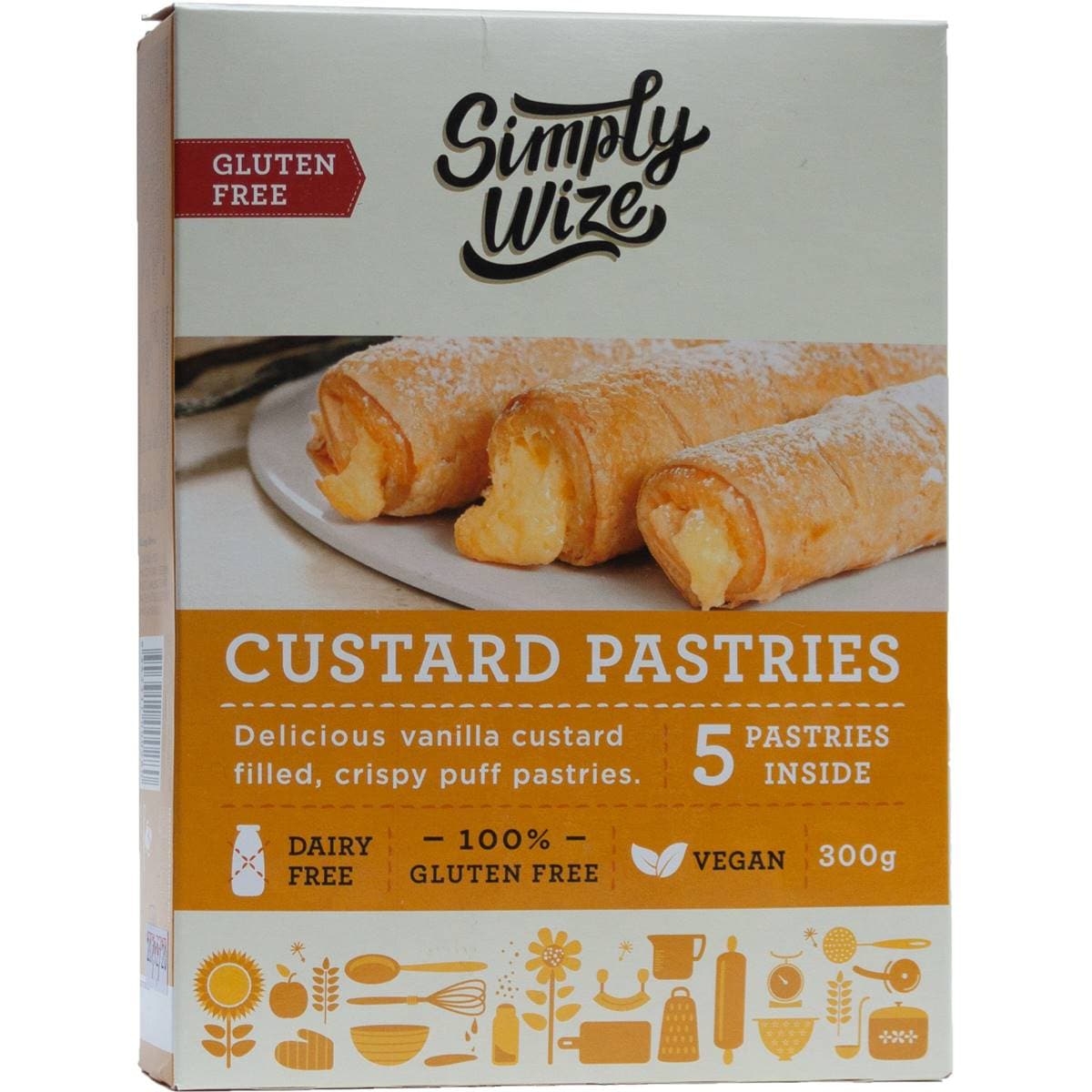 Simply Wize Gluten Free Custard Pastries 300g Woolworths