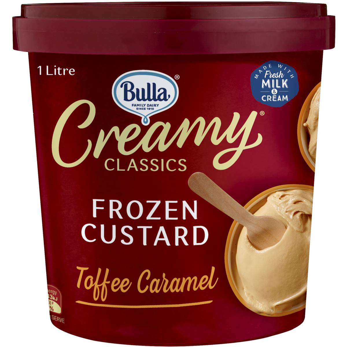 Bulla Creamy Classics Frozen Caramel Custard