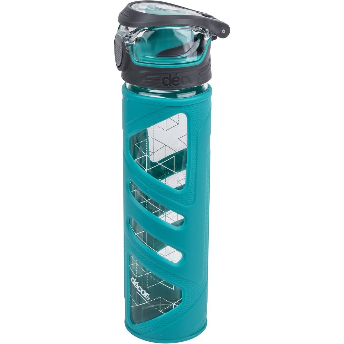 Decor Glass Silicone Bottle 590ml Assorted Each Woolworths