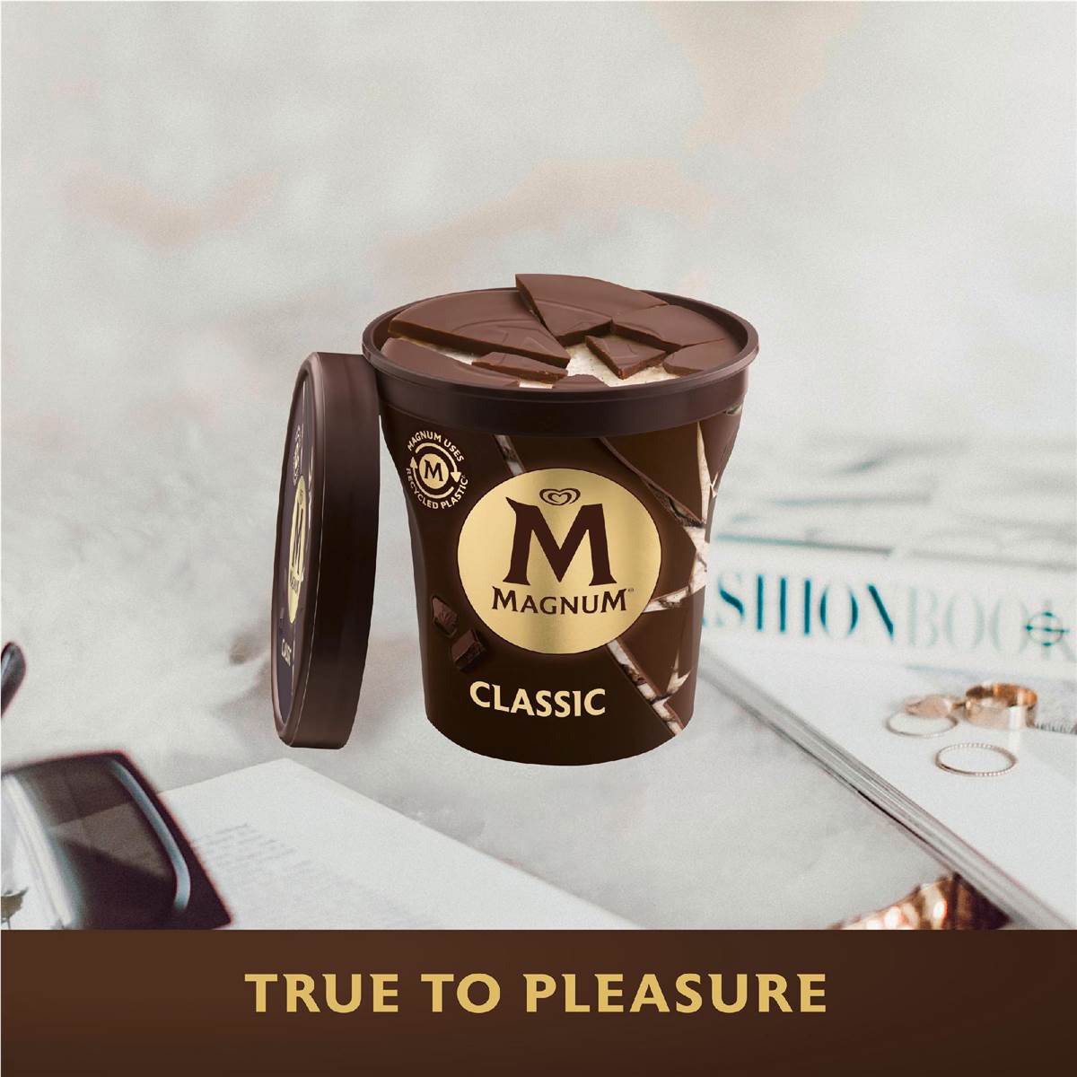 Magnum Ice Cream Tub Classic 440 Ml Woolworths