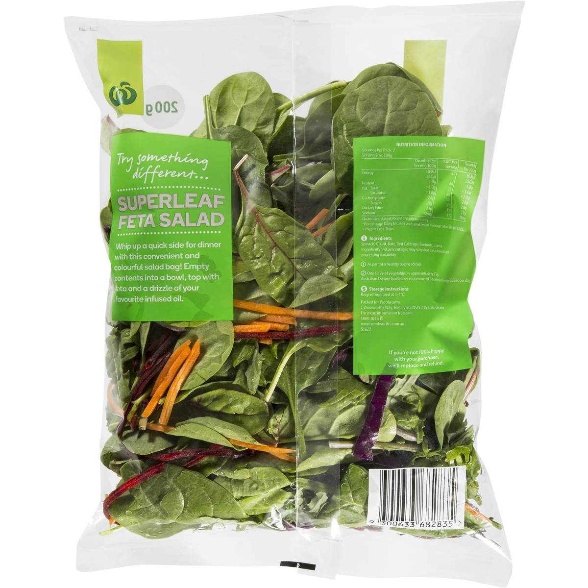 Woolworths Superleaf Salad Mix 200g Woolworths