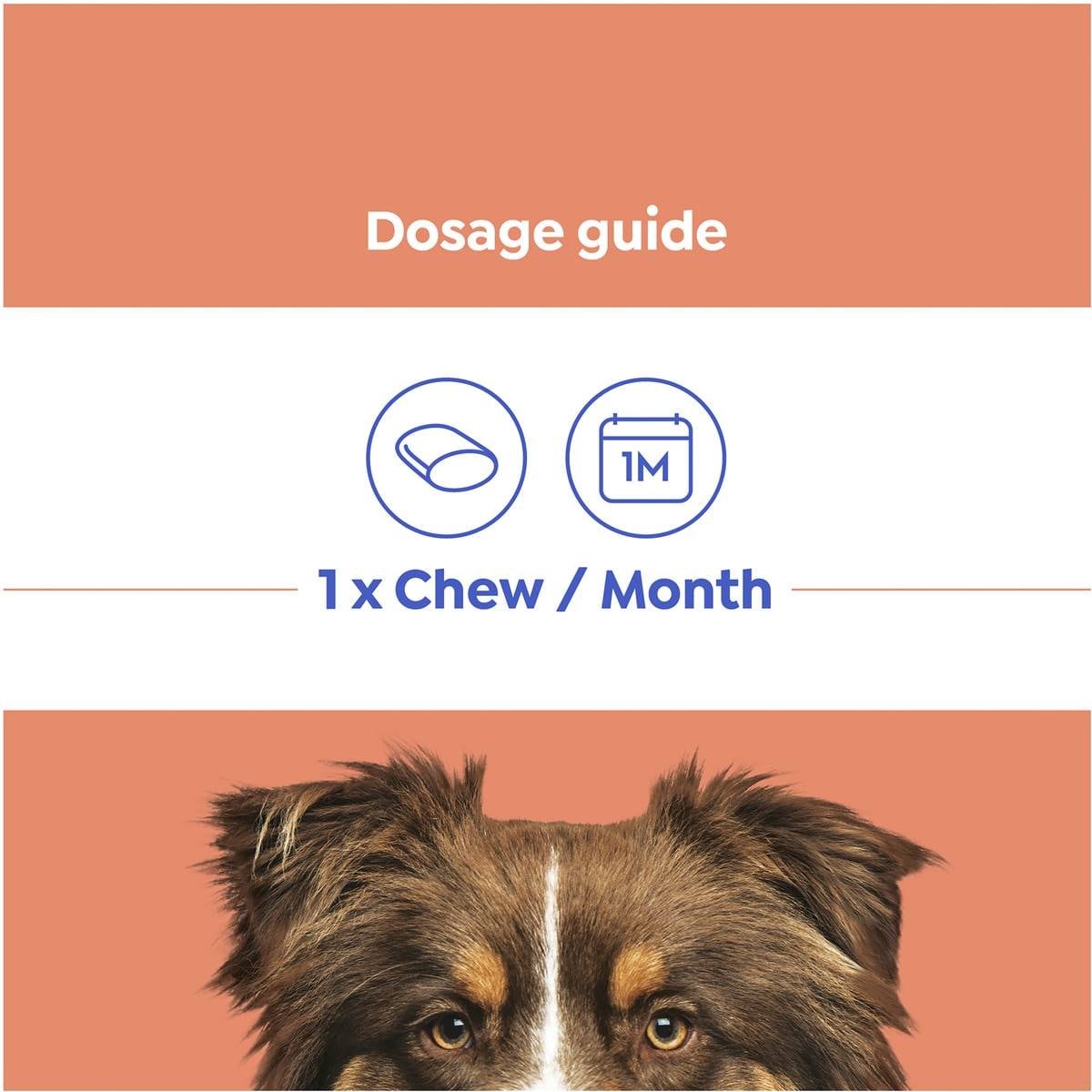 Total Care Heartwormer Allwormer & Flea Control Chew For Medium Dog