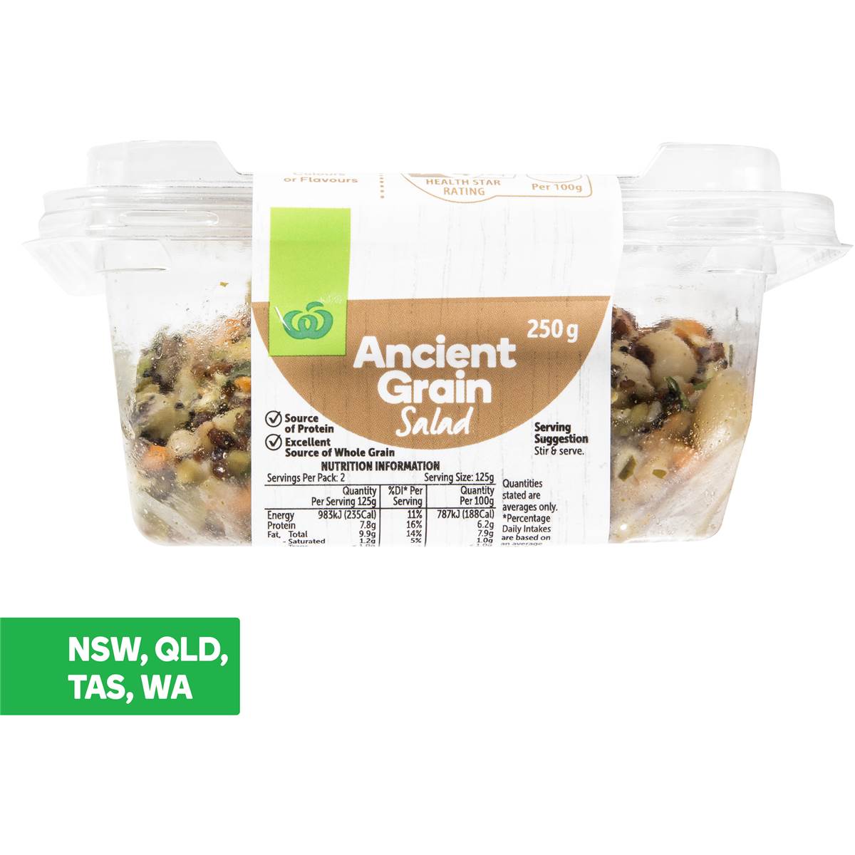 Woolworths Ancient Grain Salad Salad 250g Woolworths