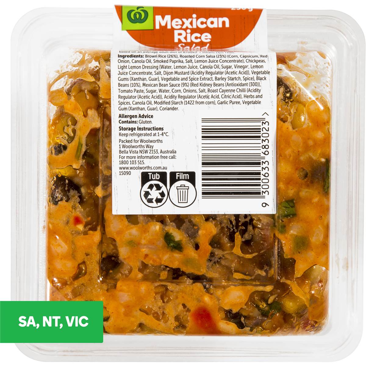 Woolworths Mexican Rice Salad 250g | Woolworths