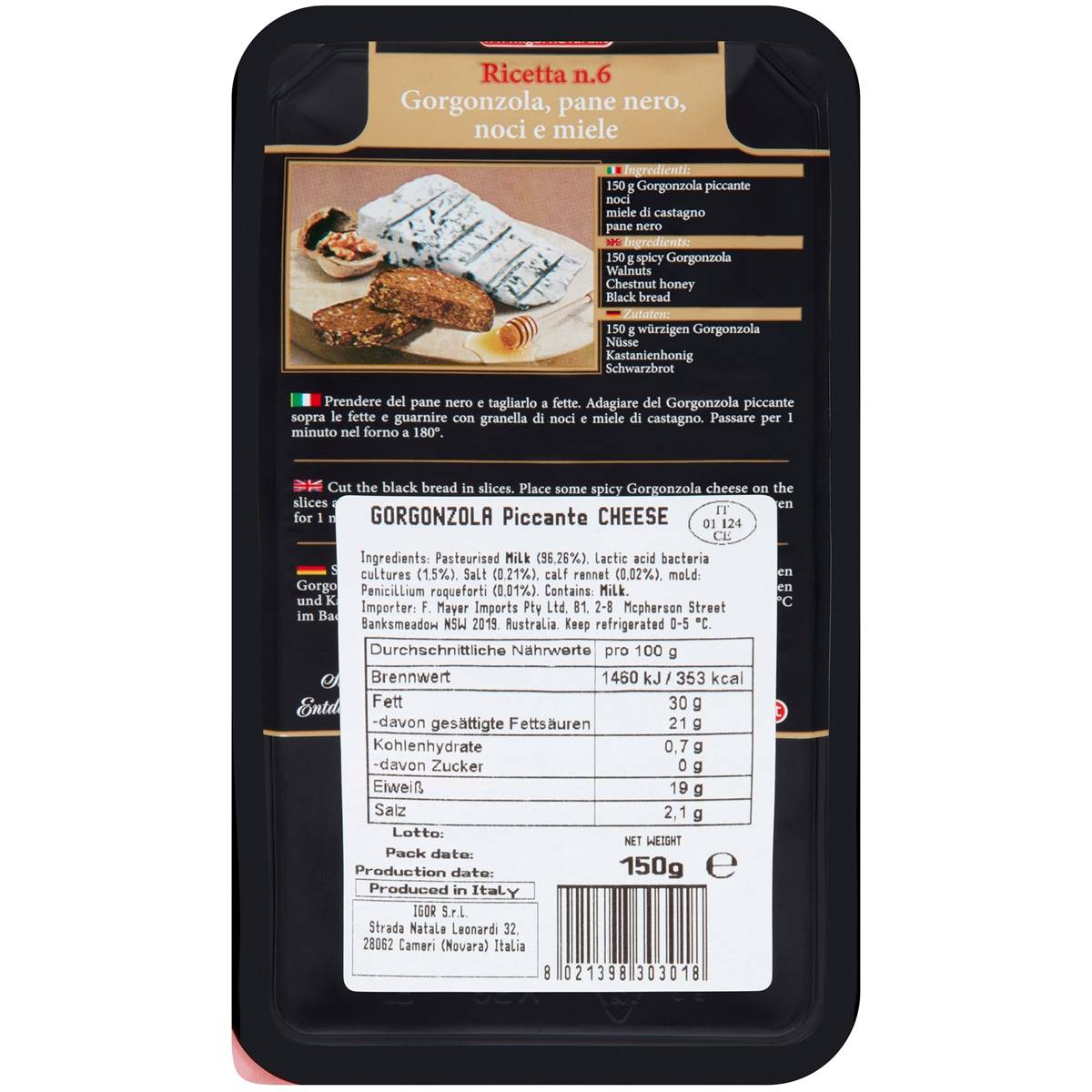 Order Morrisons The Best Gorgonzola Piccante - Delivery Near Me