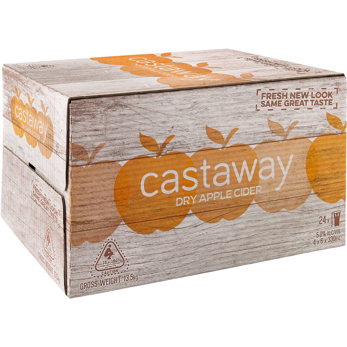 Castaway Apple Cider Dry Low Carb Bottles