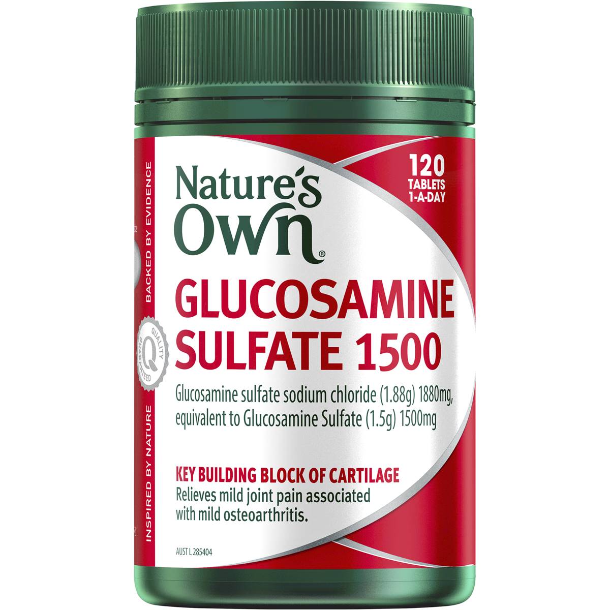Nature's Own Glucosamine Sulfate 1500 Tablets 120 Pack Woolworths