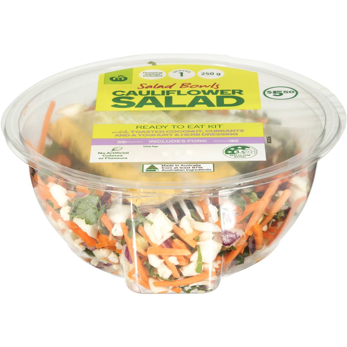 Woolworths Cauliflower Salad Bowl 250g Woolworths