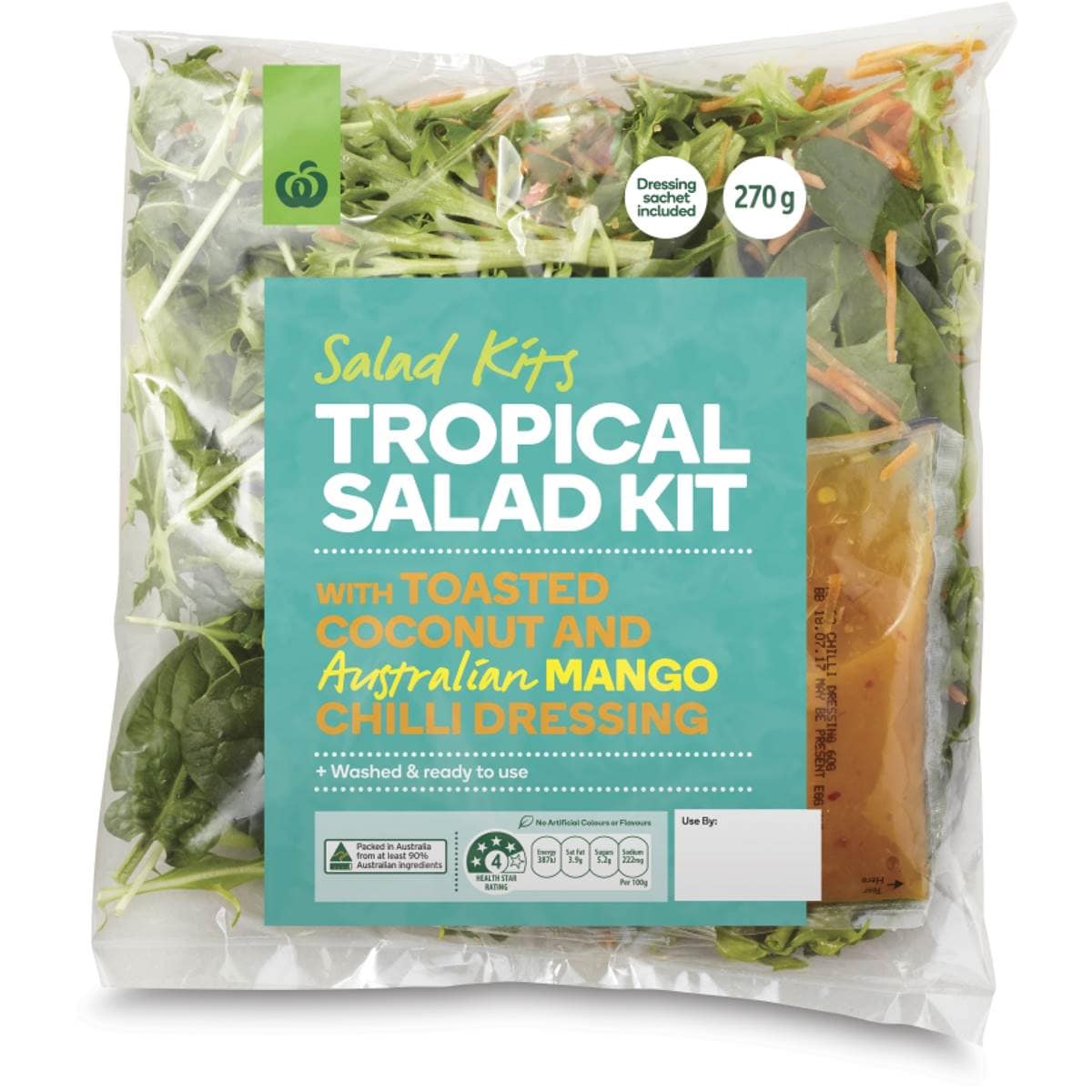 Woolworths Tropical Salad Kit Salad Kit 270g Woolworths