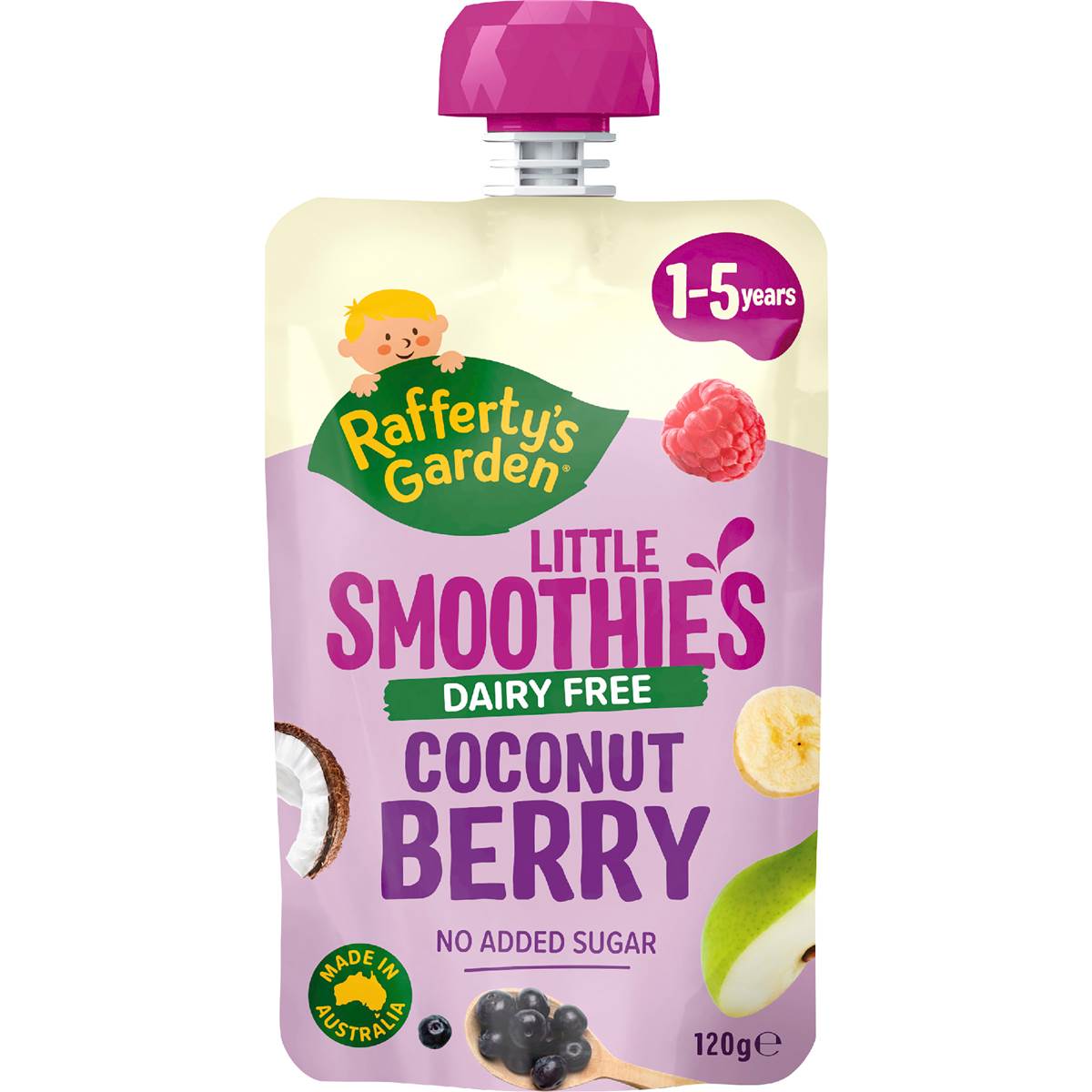 Rafferty's Garden Little Smoothies Coconut Berry 120g