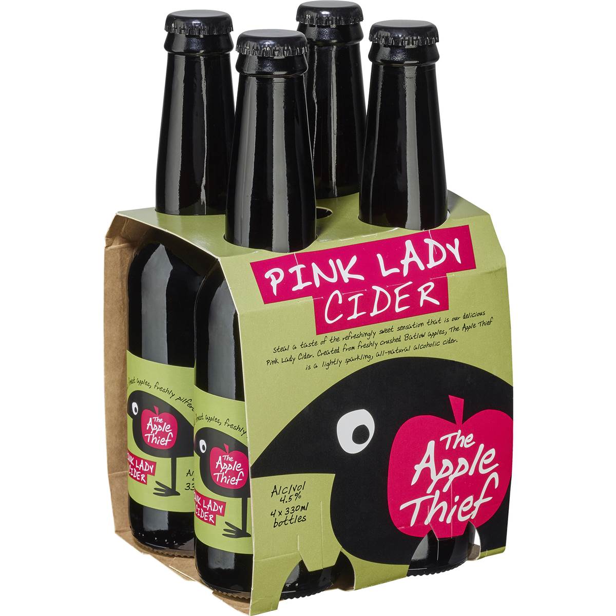 The Apple Thief Apple Cider Pink Lady Bottles