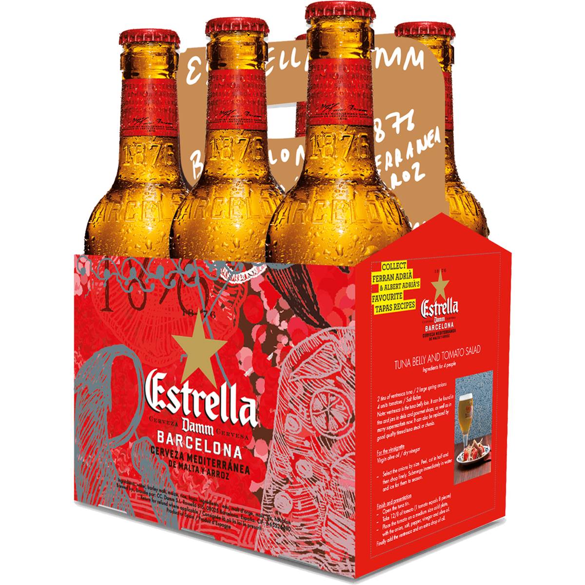 Estrella Damm Lager Bottles