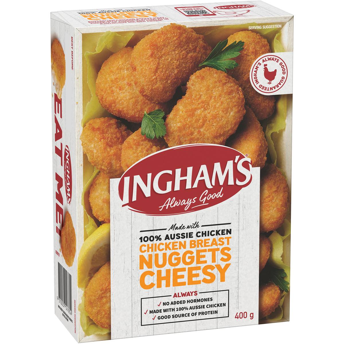 Ingham's Chicken Cheesy Nuggets 400g Woolworths