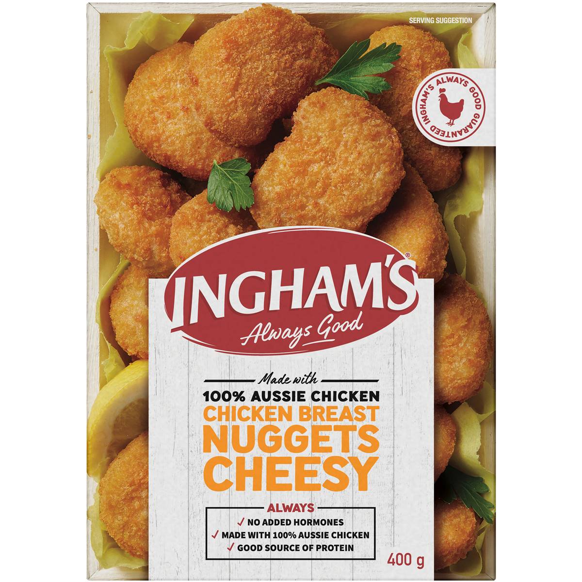 Ingham's Chicken Cheesy Nuggets 400g | Woolworths