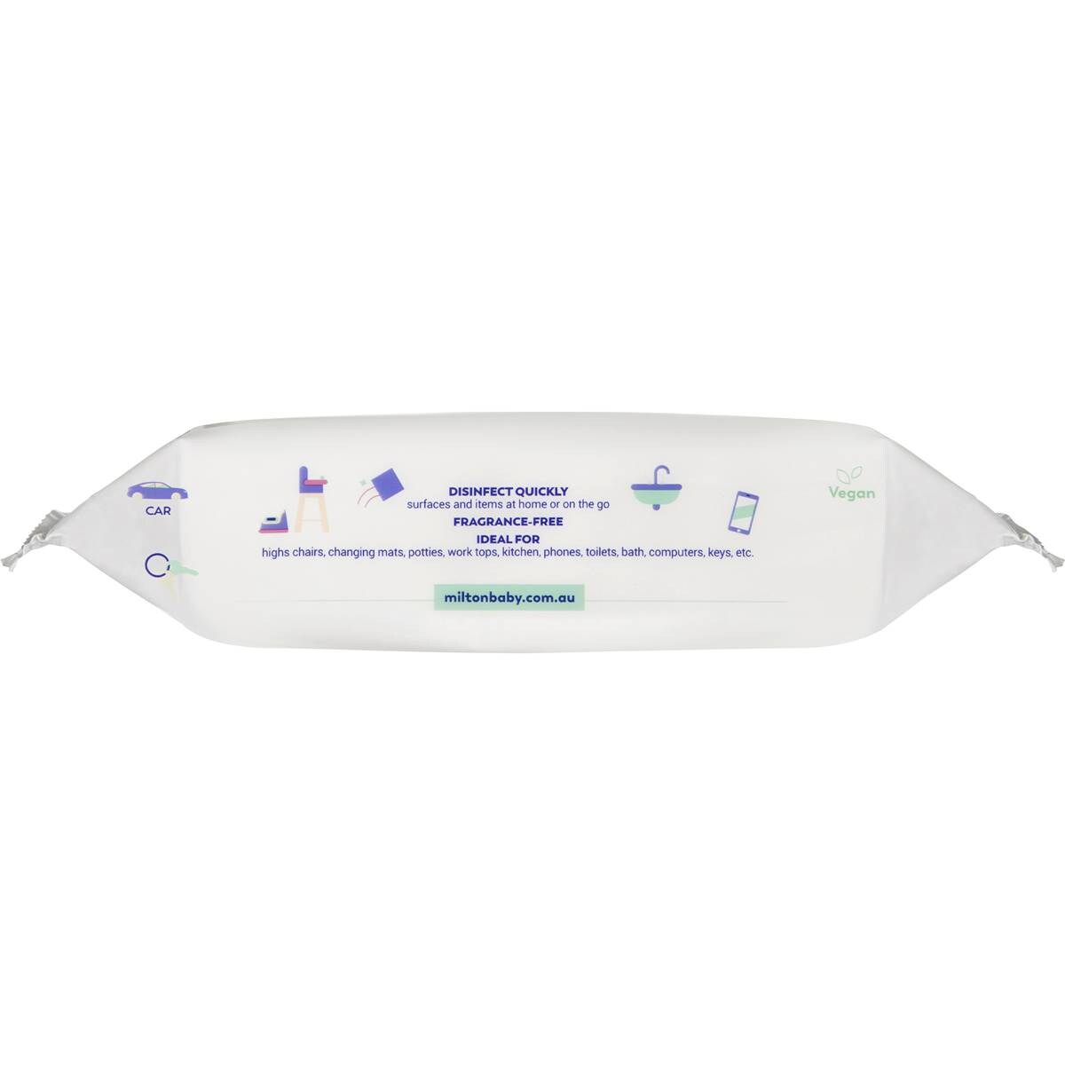 Milton Antibacterial Surface Wipes 30 Pack Woolworths