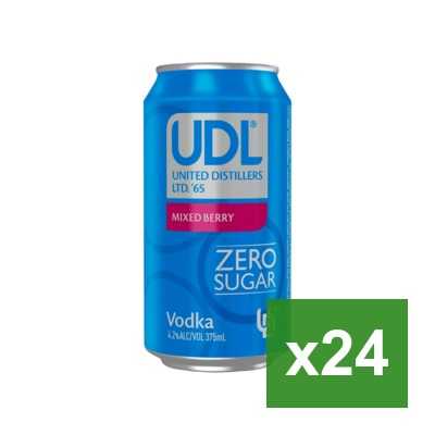 Udl Vodka Zero Mixed Berry