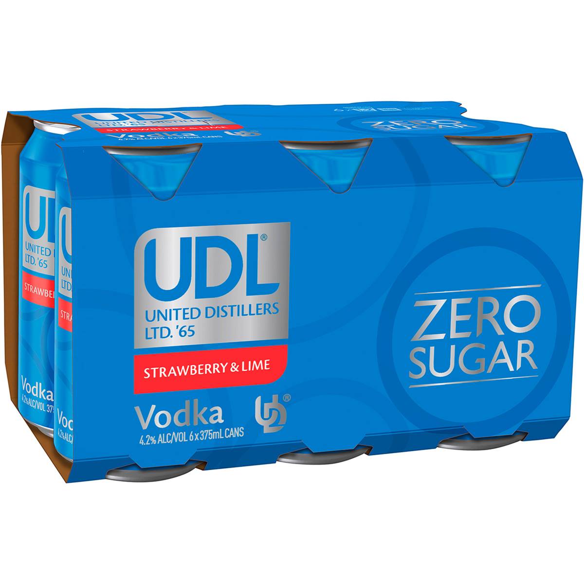 Udl Vodka Zero Strawberry & Lime