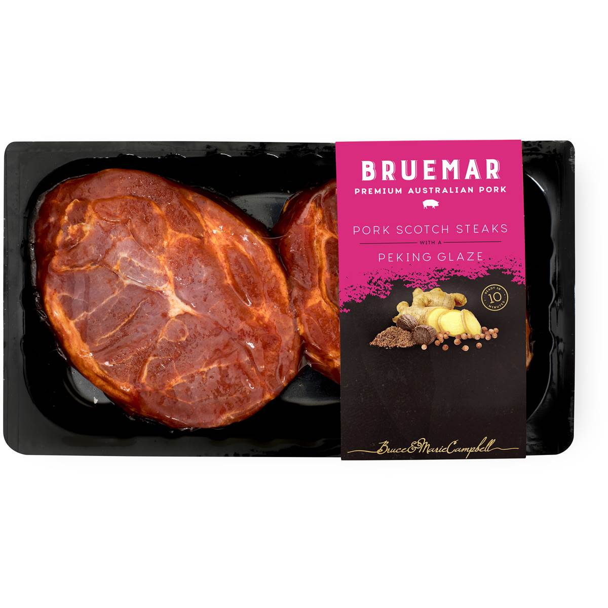 Bruemar Pork Scotch Steak With A Peking Glace