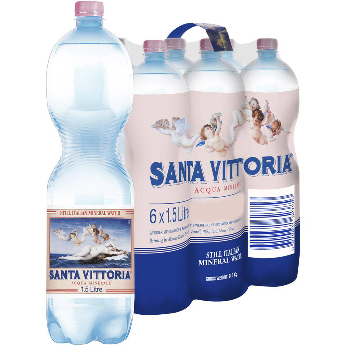 Santa Vittoria Still Mineral Water 6x1.5l Bottles | Woolworths