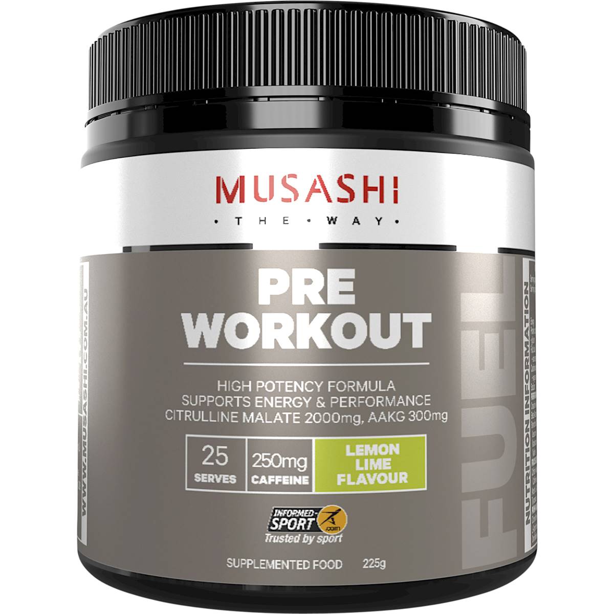 Musashi Pre Workout Lemon Lime