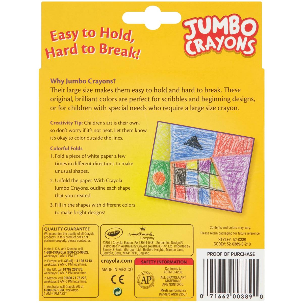 Crayola Jumbo Crayons 8 Pack Woolworths