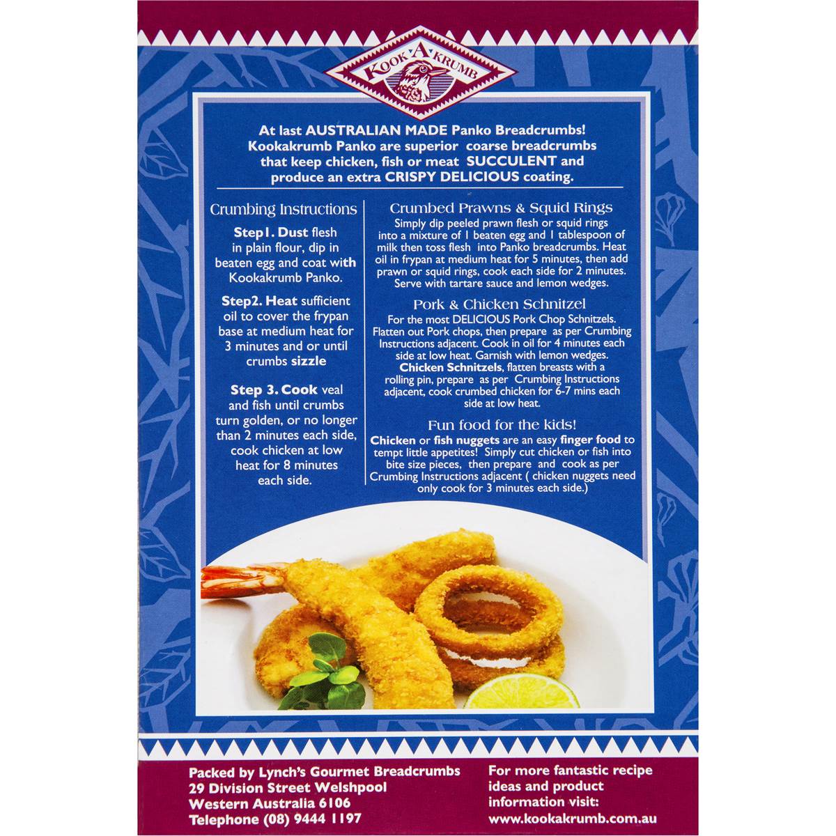 Kook A Krumb Panko Breadcrumbs 190g Woolworths