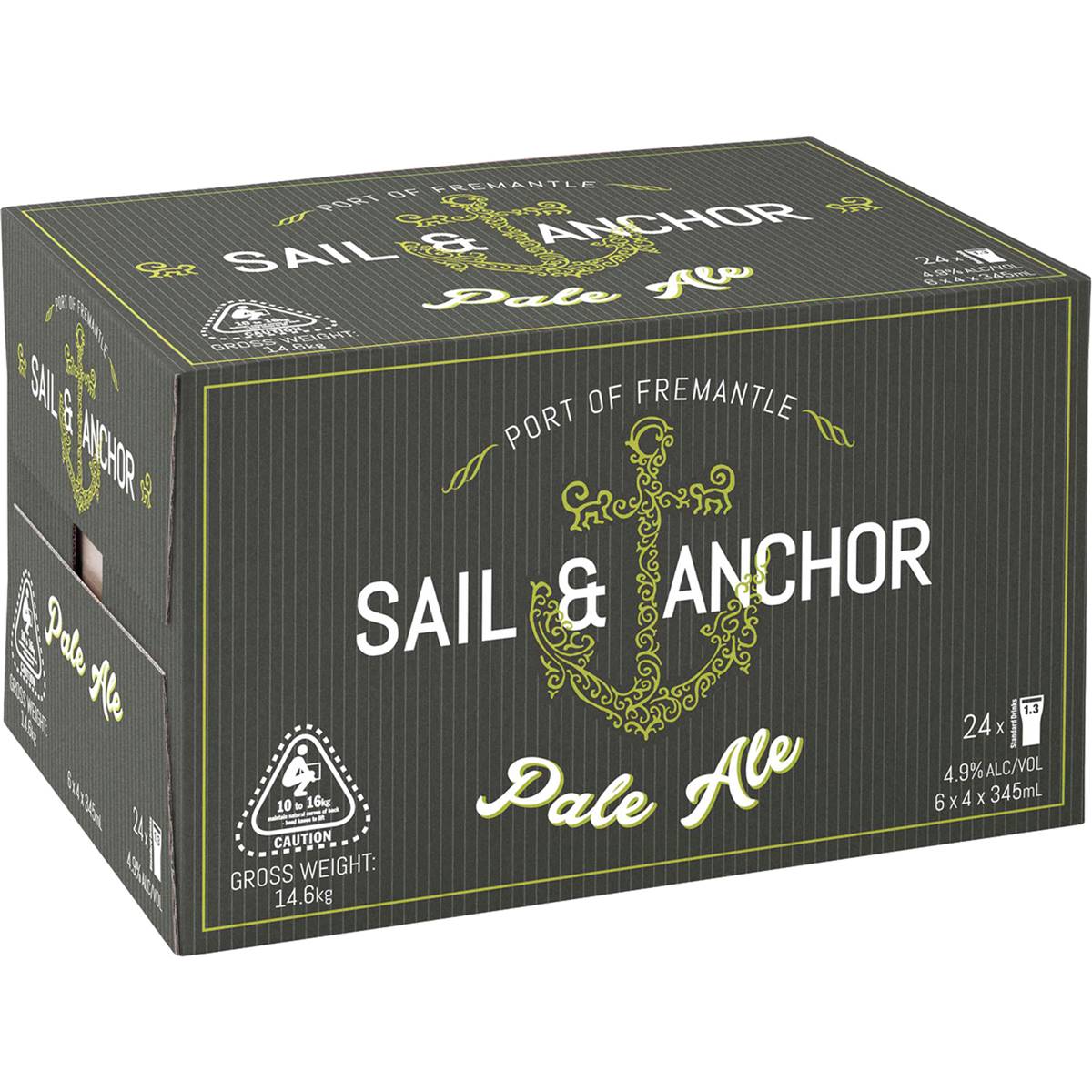 Sail & Anchor Pale Ale Bottles 345ml X 24 Pack Woolworths