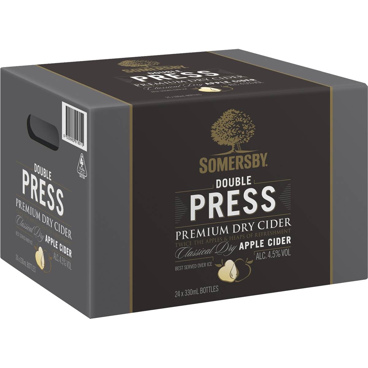 Somersby Apple Cider Double Press Prem Dry Bottles 24x330ml Case