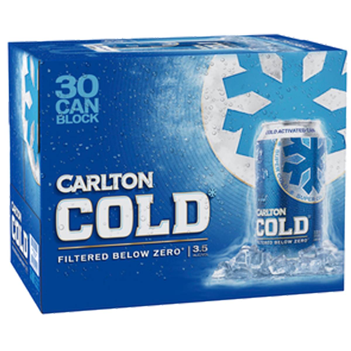 Carlton Cold Lager Cans