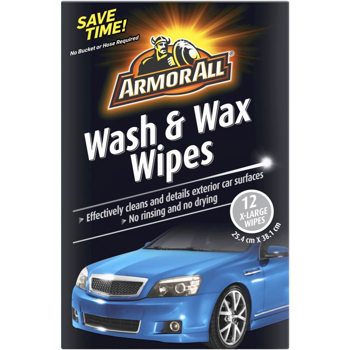 Armor All Wash & Wax Wipes 12 pk Woolworths