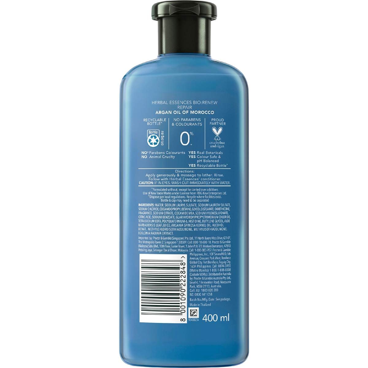 Herbal Essences Biorenew Argan Oil Of Morocco Repairing Shampoo 400ml