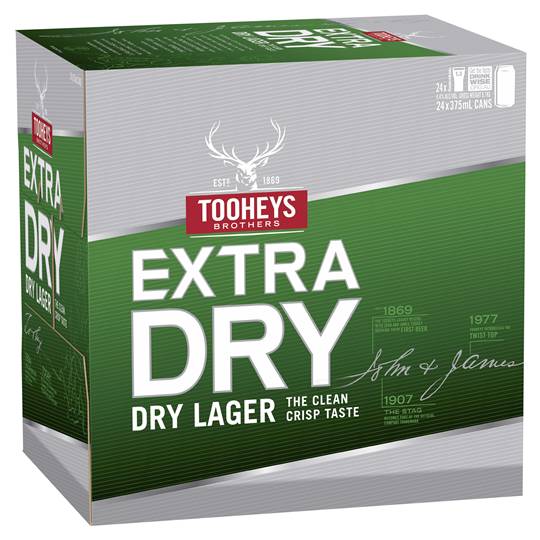 Tooheys Extra Dry Lager Cans