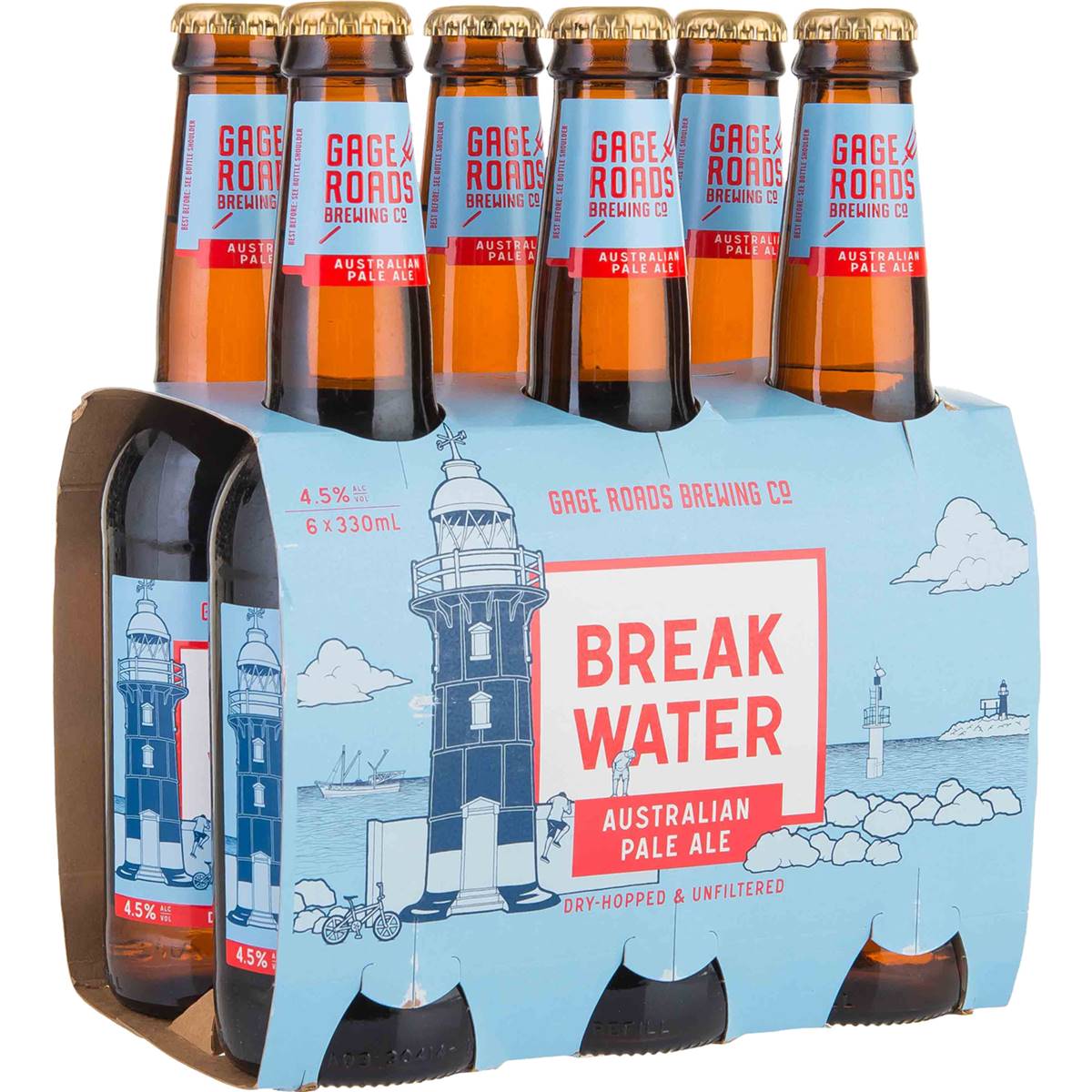 Gage Roads Break Water Pale Ale Bottles