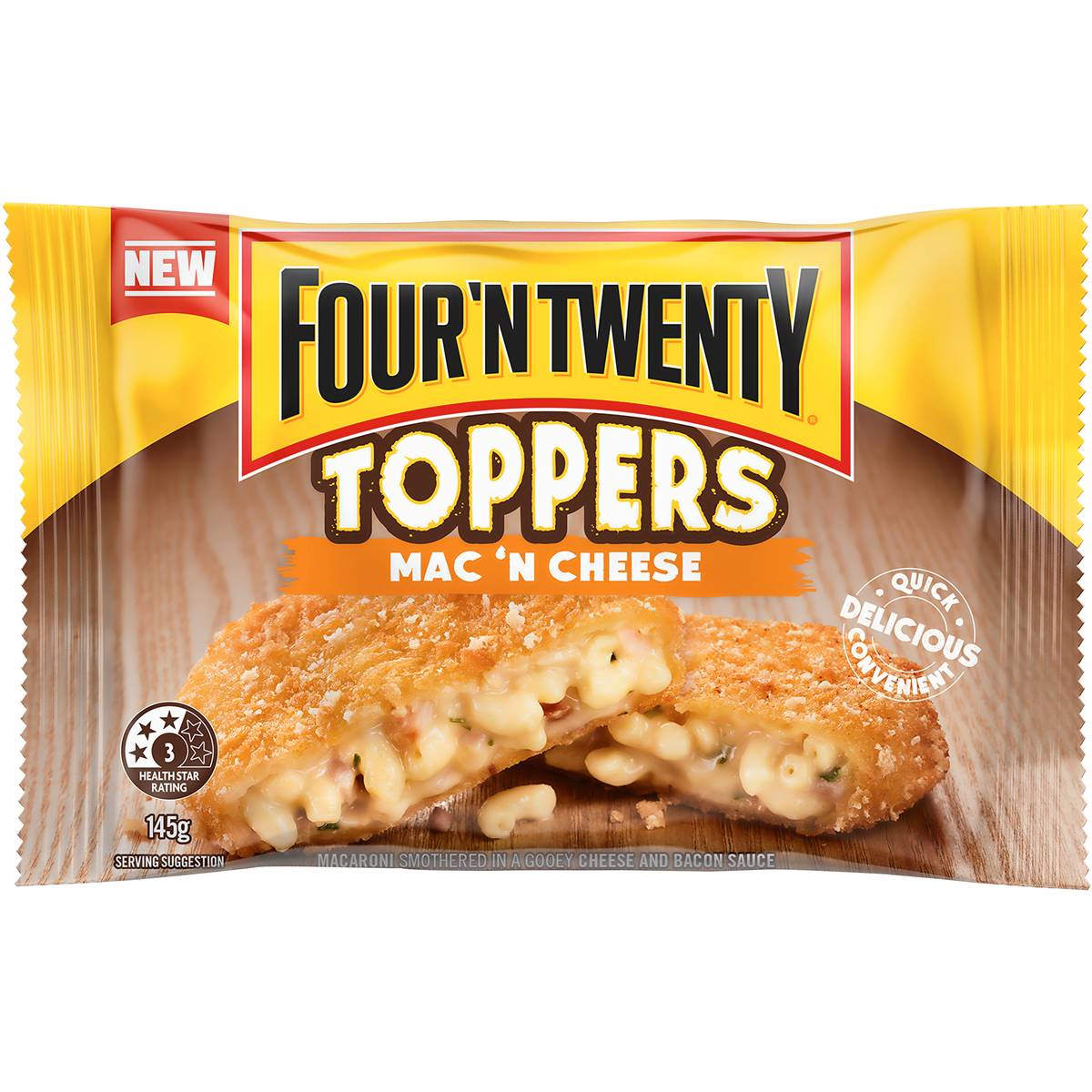 Four'n Twenty Mac & Cheese Toppers 145g Woolworths