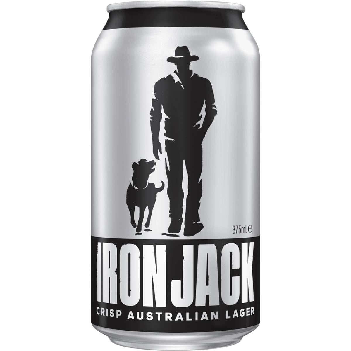 Iron Jack Crisp Australian Lager 375ml Woolworths
