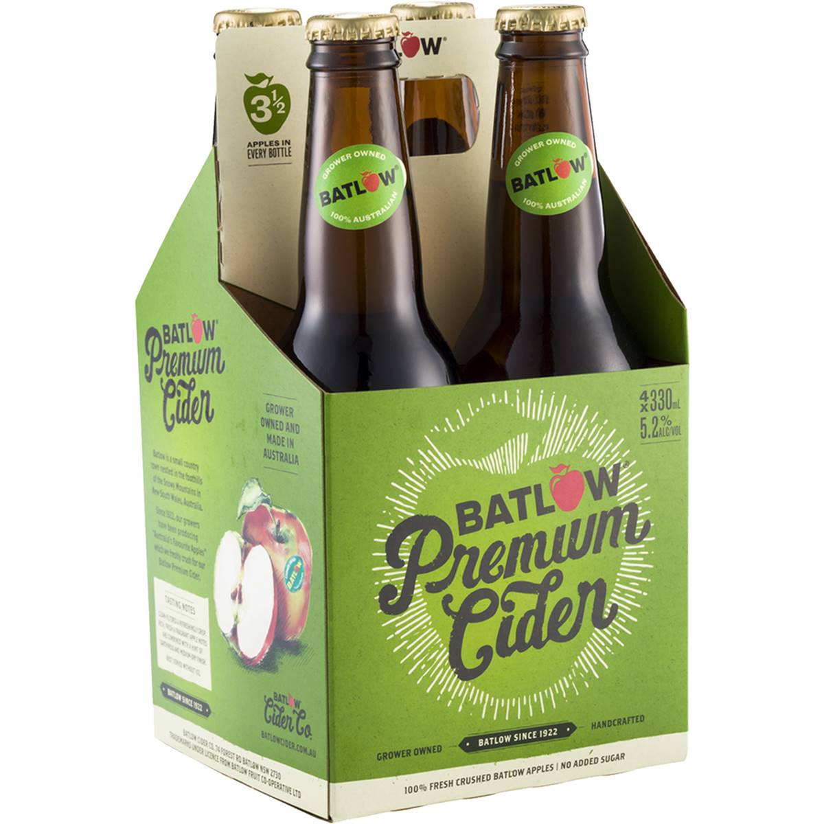 Batlow Cider Co Apple Cider Premium Apple Bottles