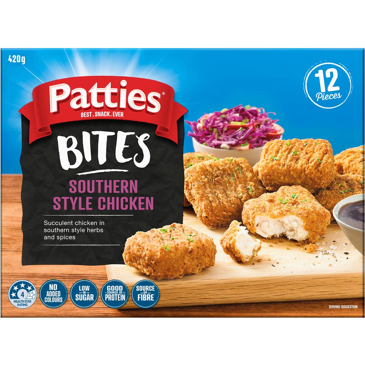 Patties Southern Style Chicken Bites 420g Woolworths