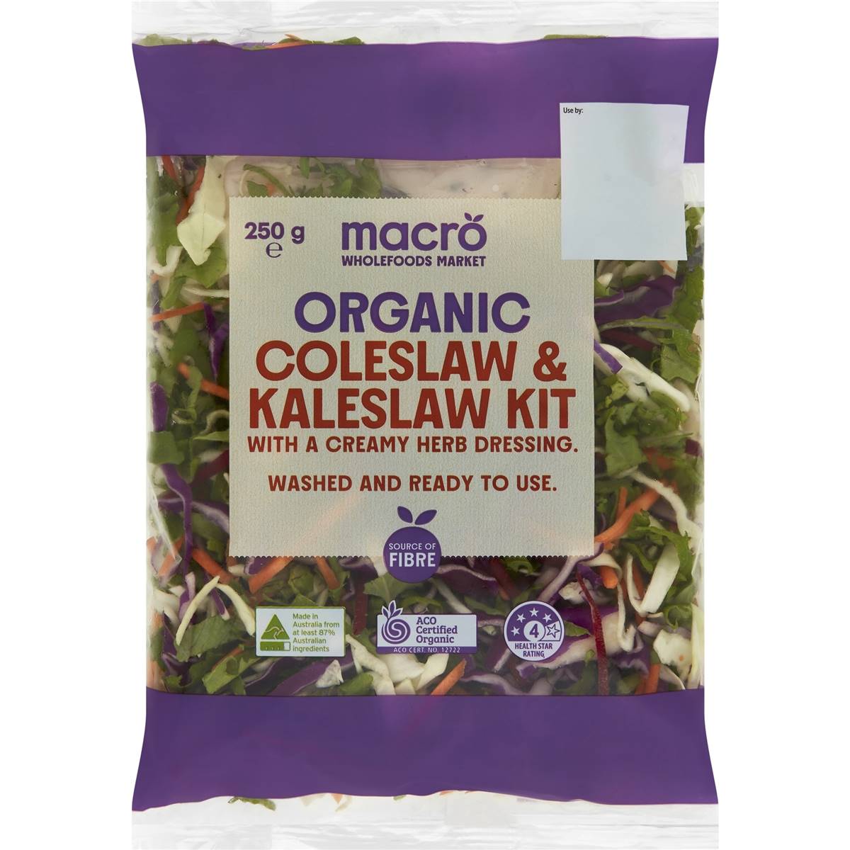 Macro Organic Coleslaw Kale Slaw Kit G Woolworths