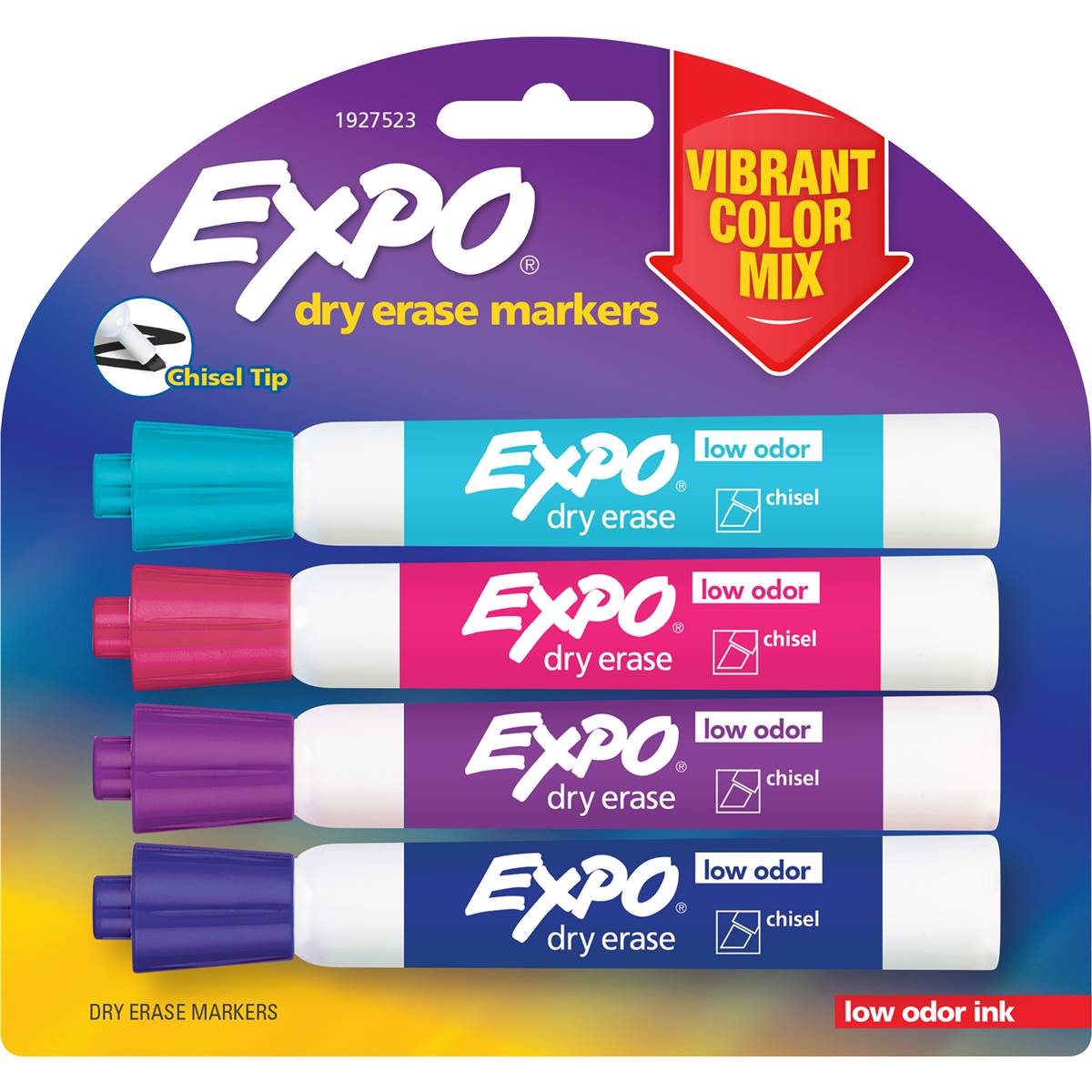Expo Dry Erase Markers Vibrant Color Mix 4pk | Woolworths