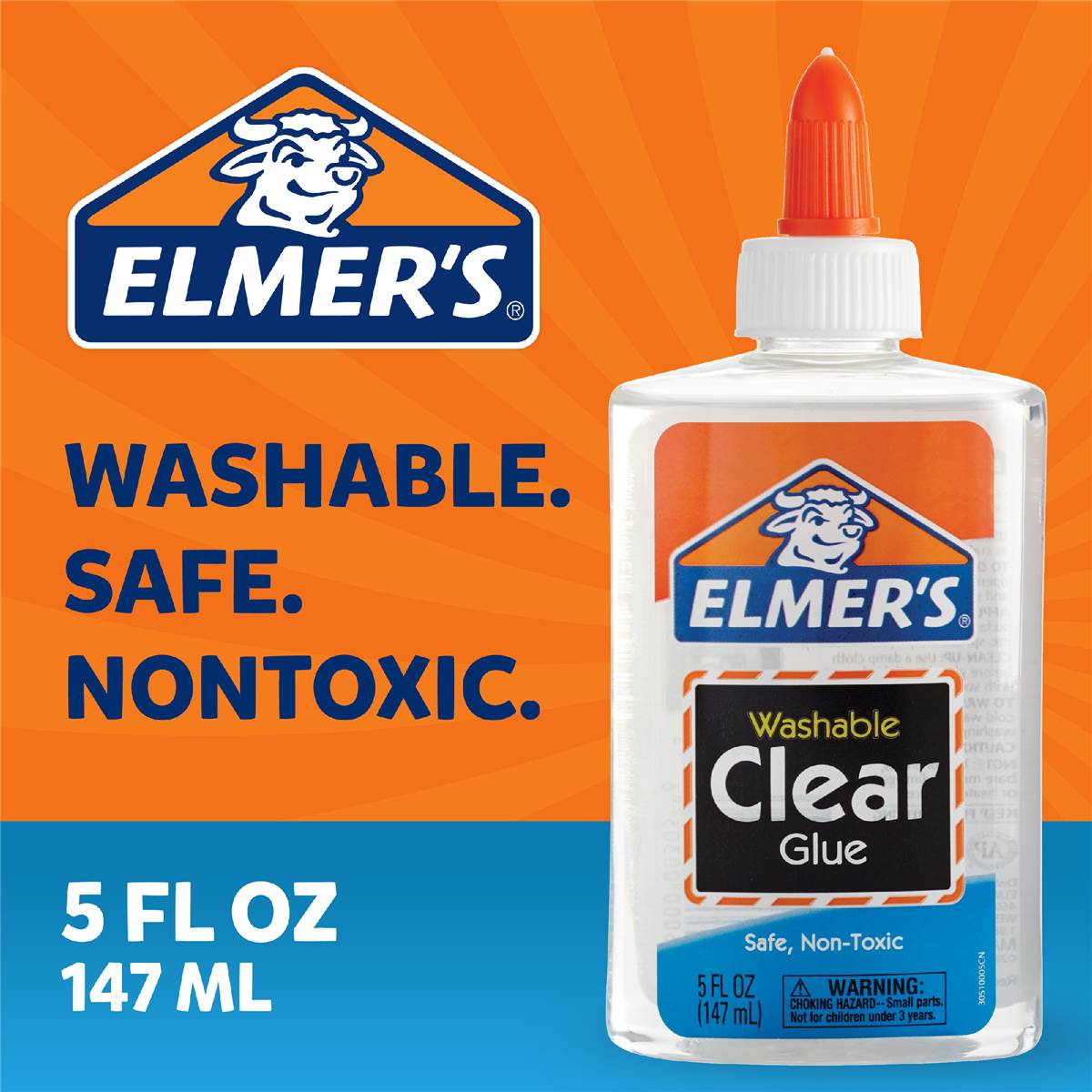 Elmer's Liquid School Glue Clear 148ml Woolworths