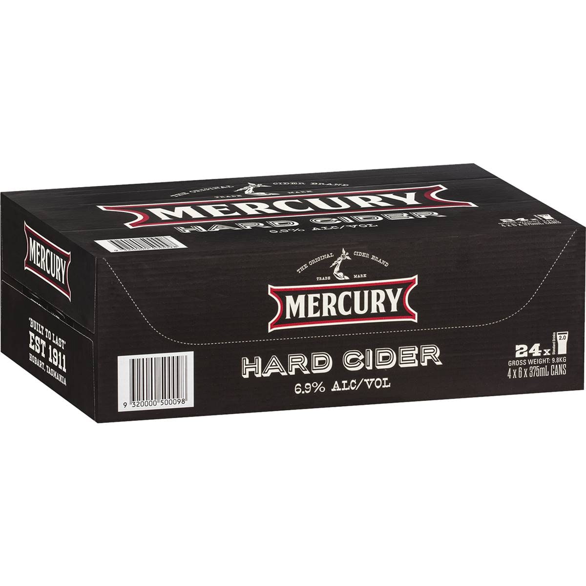 Mercury Apple Cider Hard Cans 375mL x 24 case