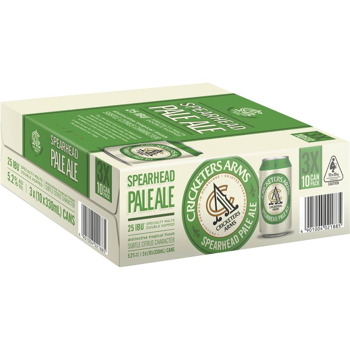 Cricketers Arms Pale Ale Cans 330ml X 30 Case Woolworths