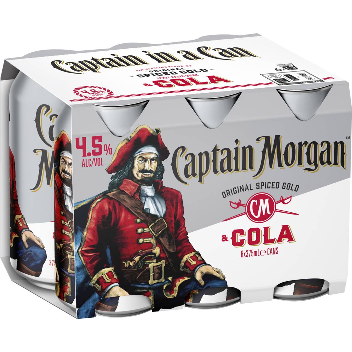 Captain Morgan & Cola 0.045