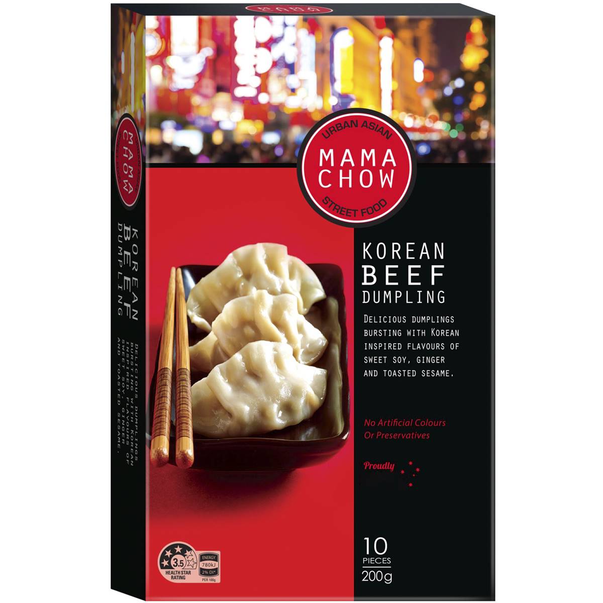 Mama Chow Korean Beef Dumplings 200g Woolworths