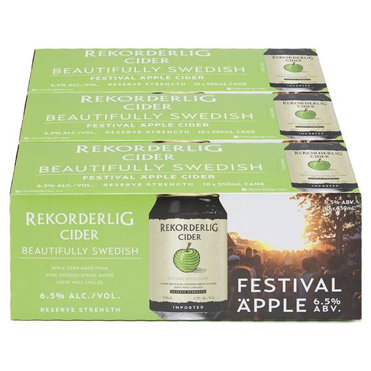 Rekorderlig Apple Cider Festival Apple Cans