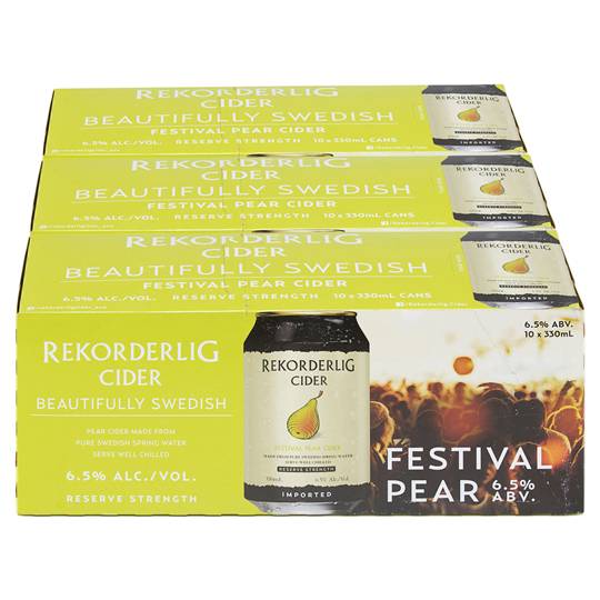 Rekorderlig Pear Cider Cans