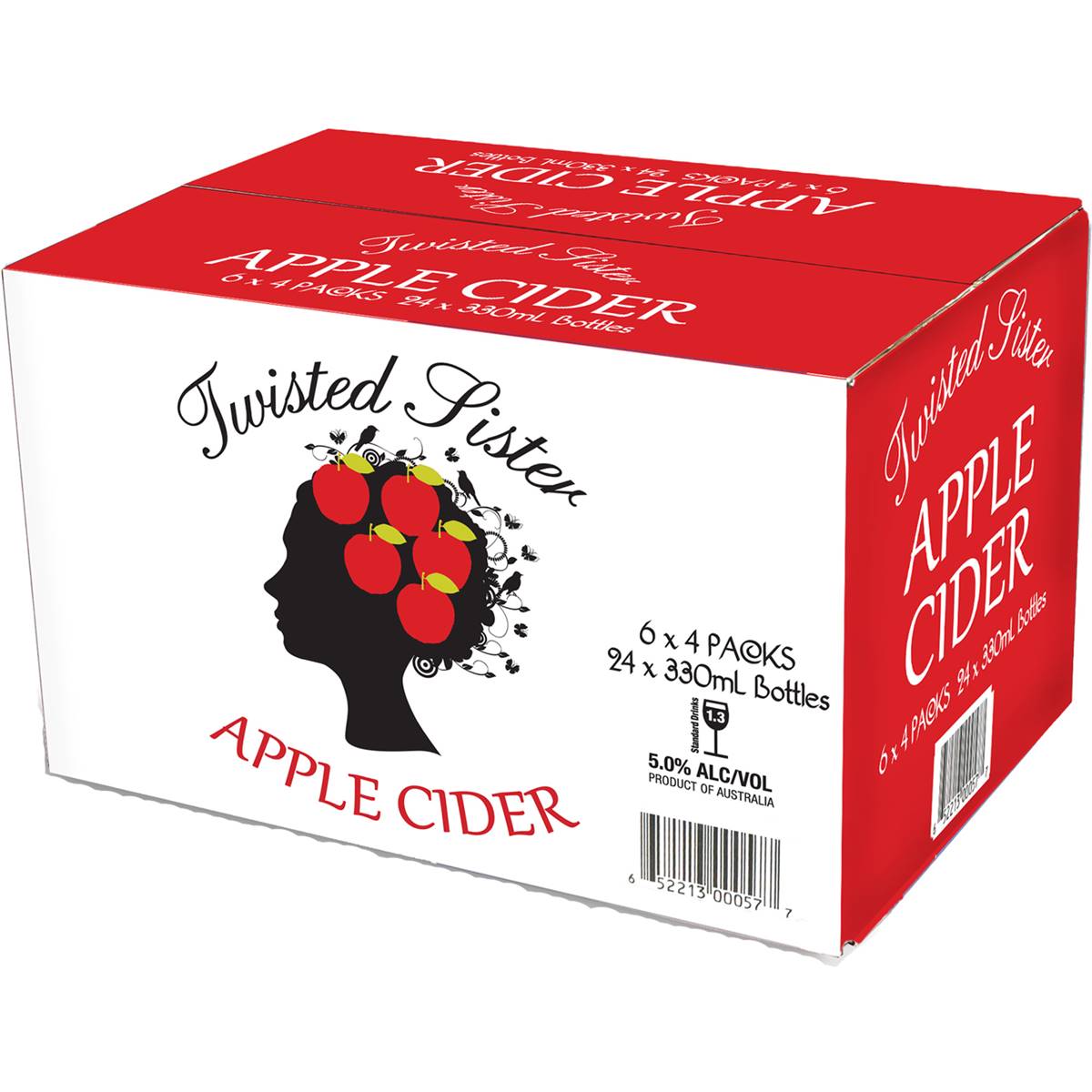 Twisted Sister Apple Cider Bottles